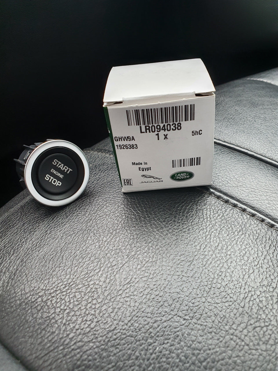Start-Stop ignition button