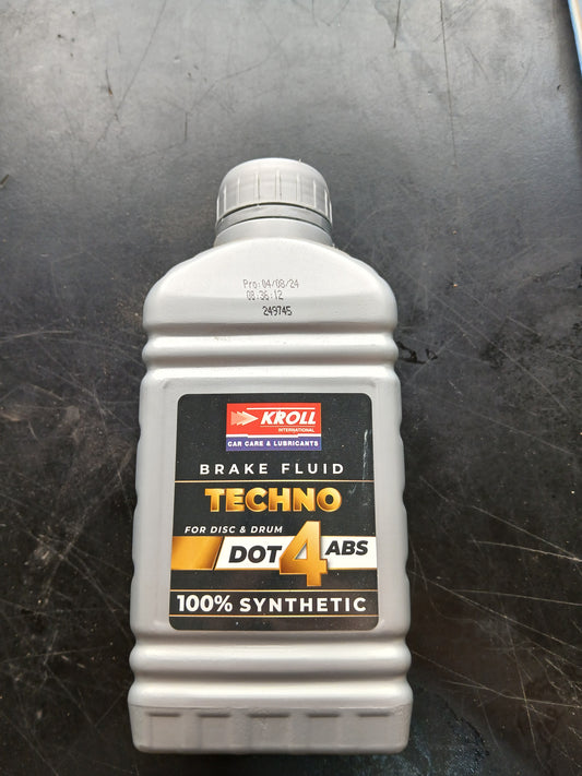 KROLL Techno DOT 4 ABS 100% Synthetic Brake Fluid