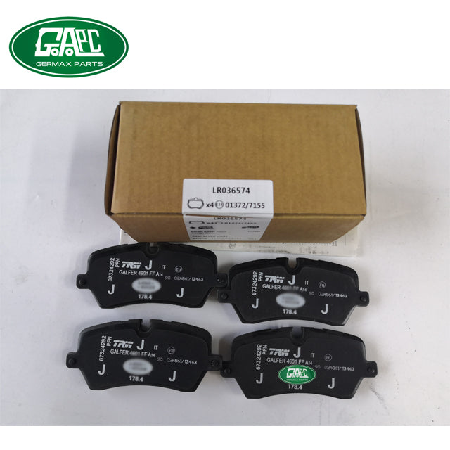 Lr036574 front brake pad